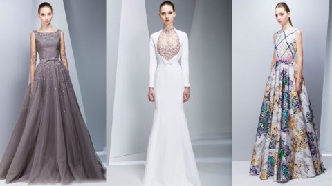 فساتين جورج حبيقة خريف 2016 بلمسات حالمة