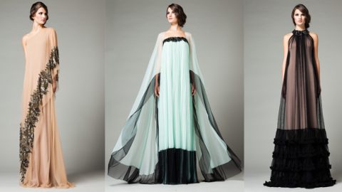 فساتين سهرة بطراز يوناني من veloudakis 2016