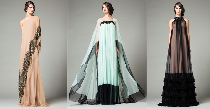 فساتين سهرة بطراز يوناني من veloudakis 2016