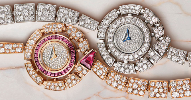 ساعات بولغاري 2016 في ثوبها الجديد