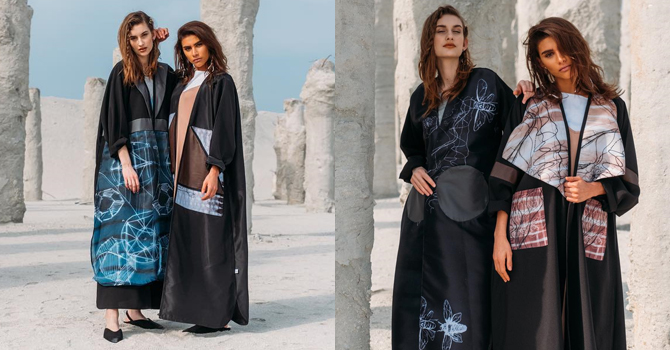 عبايات هندسية بلمسة مبتكرة من The Esthetics