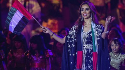 بلقيس تسحر الجميع في حفل العيد الوطني للإمارات