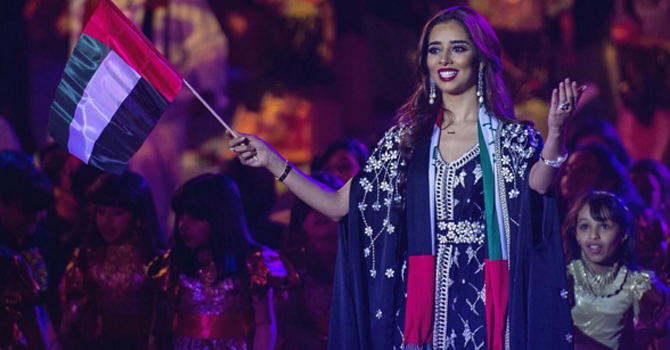 بلقيس تسحر الجميع في حفل العيد الوطني للإمارات