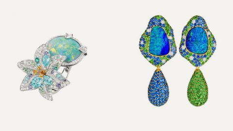 مجوهرات حجر الأوبال تأخذكِ إلى عالم السحر والفخامة