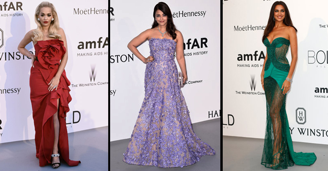 the amfar gala على هامش مهرجان كان والنجمات أكثر أناقة
