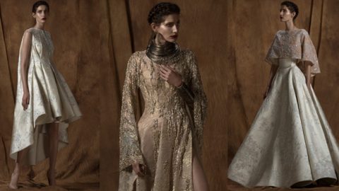 فساتين سعيد قبيسي ربيع 2016 جواهر إفريقية فريدة