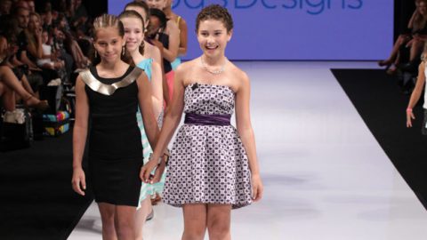 أصغر مصممة للأزياء مريضة بالسرطان