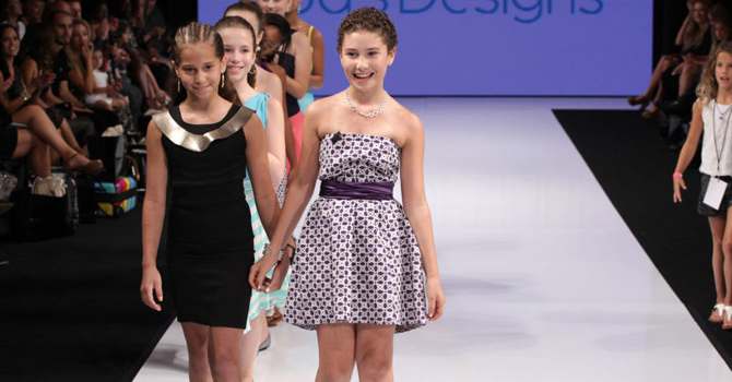 أصغر مصممة للأزياء مريضة بالسرطان