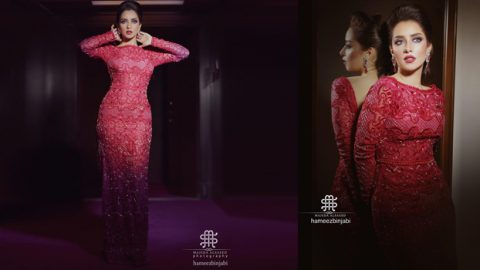 بلقيس فتحي تتوج إطلالاتها الأنثوية بفستان جديد