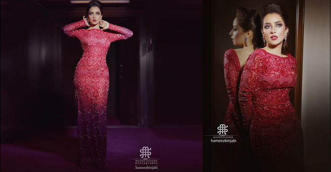 بلقيس فتحي تتوج إطلالاتها الأنثوية بفستان جديد