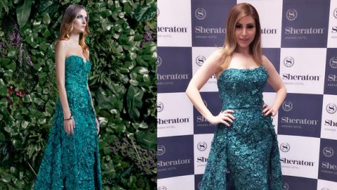 يارا بإطلالة ناعمة من توقيع باسيل سودا