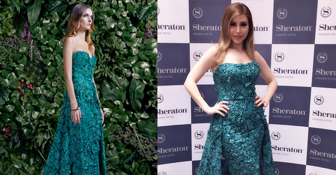 يارا بإطلالة ناعمة من توقيع باسيل سودا