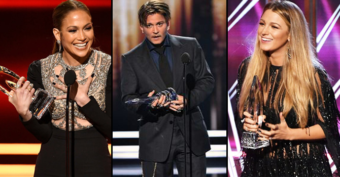 هؤلاء النجوم حصدوا جوائز حفل People“s Choice Awards