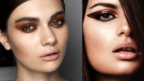 ظلال الجفون النحاسية لمسة شرقية لمكياج رمضان