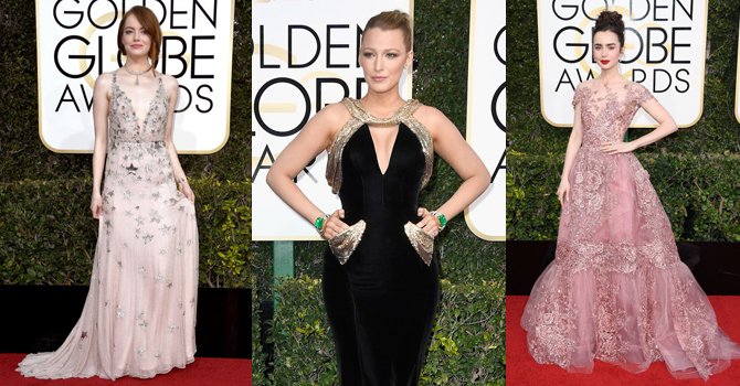 النجمات تتنافس على لقب أفضل وأسوأ إطلالة بحفل الغولدن غلوب