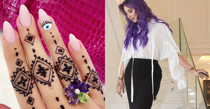 جويل من جديد بنقوش الحناء الخليجية في 2018