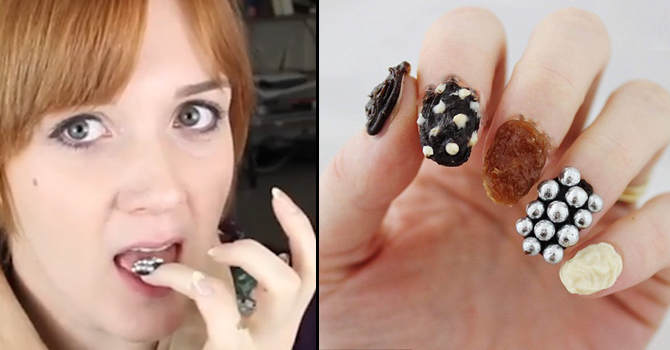 طلاء الشوكولاته وسيلة جديدة لعاشقات لعق الأظافر