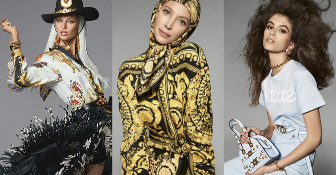 الحملة الدعائية لفيرساتشي صيف 2018 هي الأكبر على الإطلاق