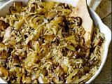 أرز بالفطر و الأرنبيط