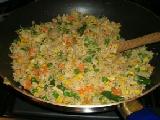 طبق الأرز المقلي بالخضار من المطبخ الصيني