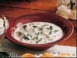 شوربة البطاطا والسبانخ