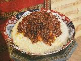 الارز المصرى باللحم الضانى