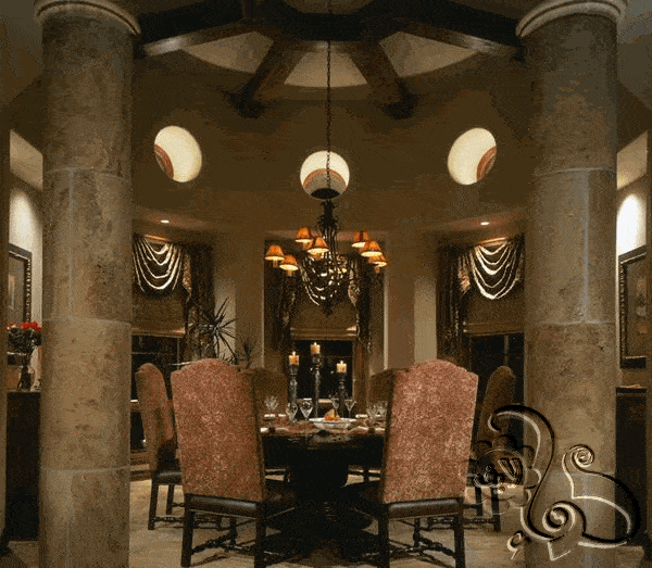 غرفة طعام فخمة