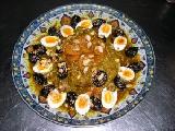 طاجين اللحم بالفواكة