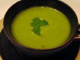 شوربة البازيلاء مع الكريما