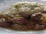 كبدة الدجاج بالمشروم والسبانغ