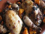 الدجاج المخلي المحشو بخلطة الأرز والكبد