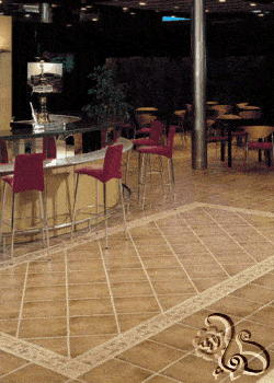 ارضية جميلة من السيراميك