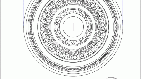 تصميم جبسي لديكور  سقفي