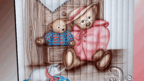 ستائر برسومات جميلة لغرف الاطفال