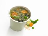 حساء الميزو مع الخضار