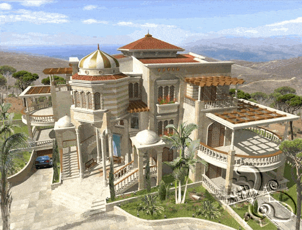 تصميم قصر فخم