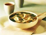 شوربة الروبيان بالكستناء المفرومة