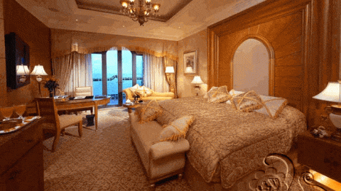 غرفة نوم فاخرة