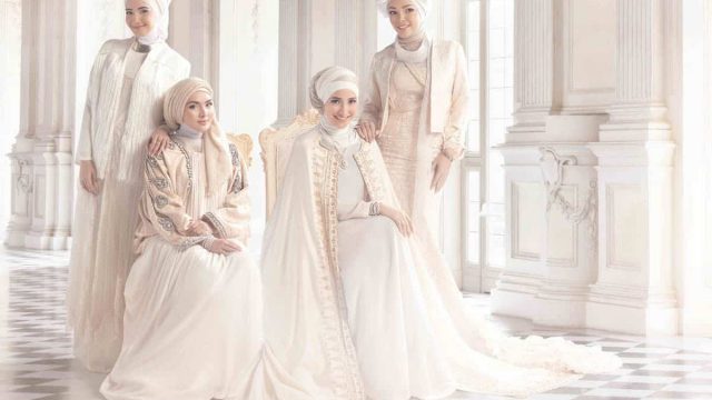 فساتين زفاف المحجبات : أسرار فساتين الزفاف لهذه السنة