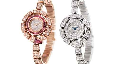 احدث صيحات الساعات الماسية الفخمة لهذا الموسم