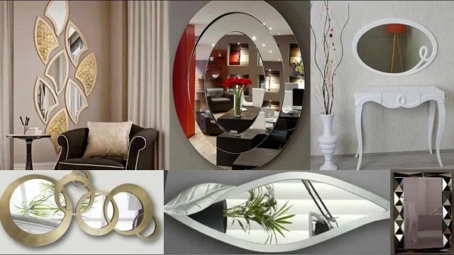 أفكار تصاميم مرايا الحائط لديكور عصري ومميز