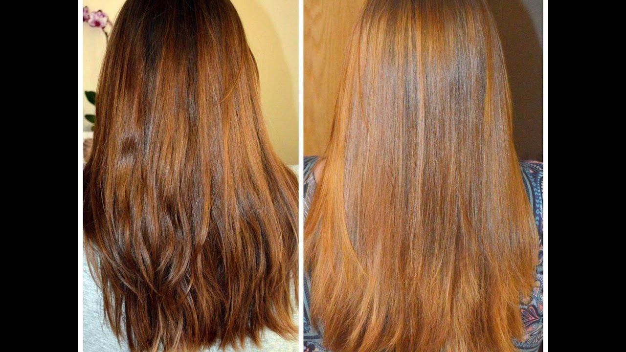 تفتيح لون الشعر بدون صبغات