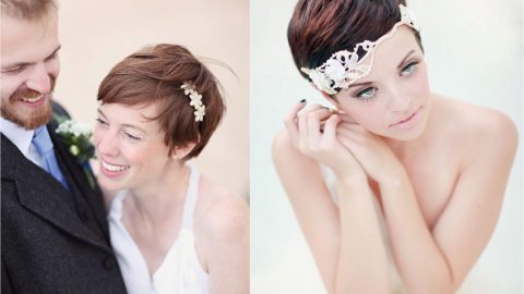 بالصور: أفضل تسريحات للشعر القصير  لعروس حواء