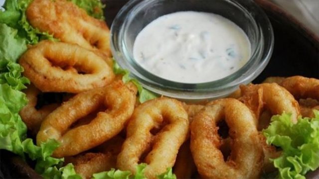 خطوات تجهيز كاليمار مقلي مثل المطاعم