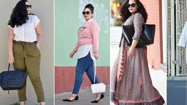 4 حيل لإخفاء الأرداف البارزة بالملابس للجسم الكيرفي