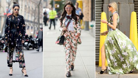 طبعات الزهور أفضل تصاميم الموضة لموسم الخريف