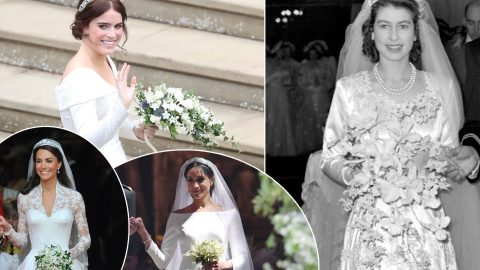 بالصور: شاهدي معنا فساتين الزفاف للعائلة المالكة في أنجلترا على مر السنين