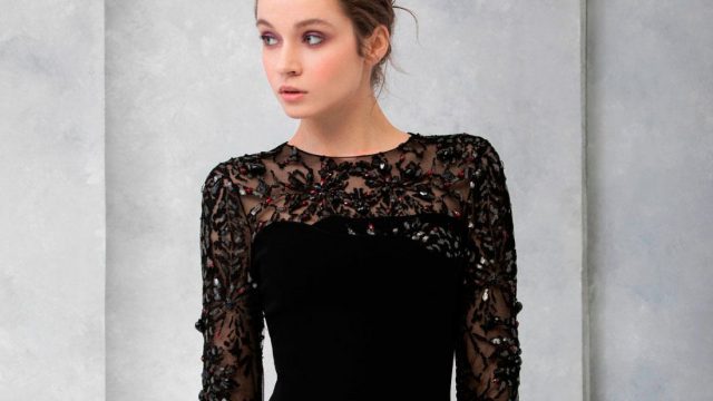 بالصور: فساتين سهرة باللون الأسود لحفلات رأس السنة