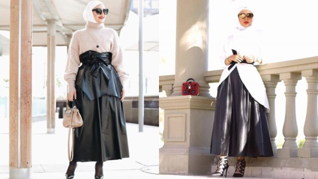 تنورة الجلد خيارك الأمثل لشتاء 2021