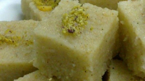 خطوات تجهيز حلاوة السميد